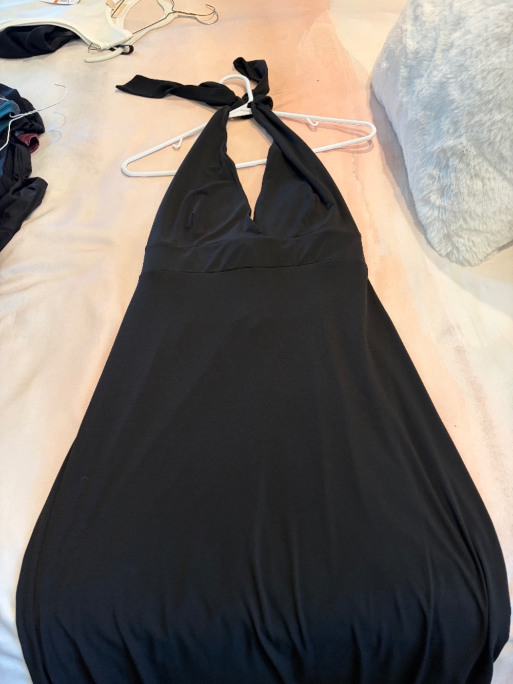 Black Maxi Halter Dress